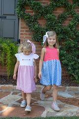 Delilah Dress w/ Racerback Tank Premium in Poppy Stripe Knit