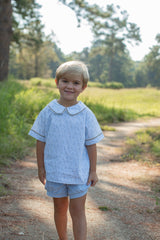 David Shirt Short Sleeve in Coastal Waters