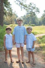 David Shirt Short Sleeve in Coastal Waters