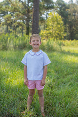 Finn Shorts in Nantucket Red Seersucker
