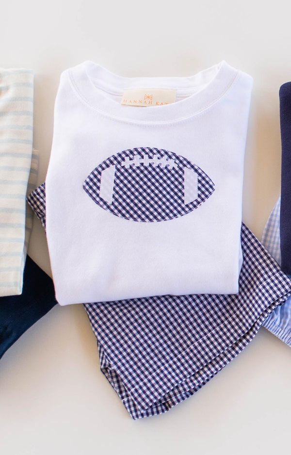 Boy Shorts in Navy 1/8 Check