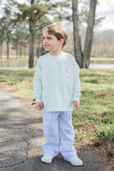 Cooper Pants in Light Blue 1/8 Check